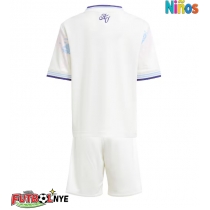Camiseta Aston Villa Tercera Equipación para niños 2025-26 manga corta (+ pantalones cortos)